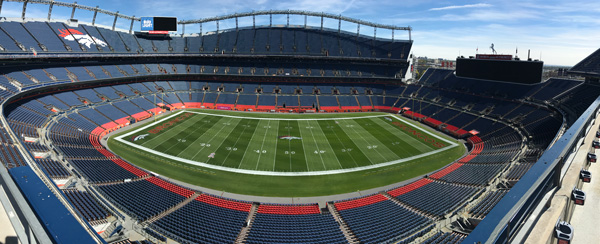 Sports Authority Field at Mile High, home stadium of the Denver